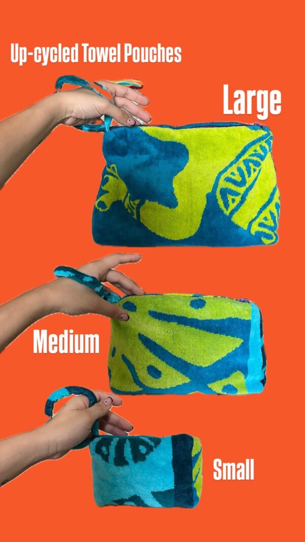 Up-cycled Towel Pouches - Image 3